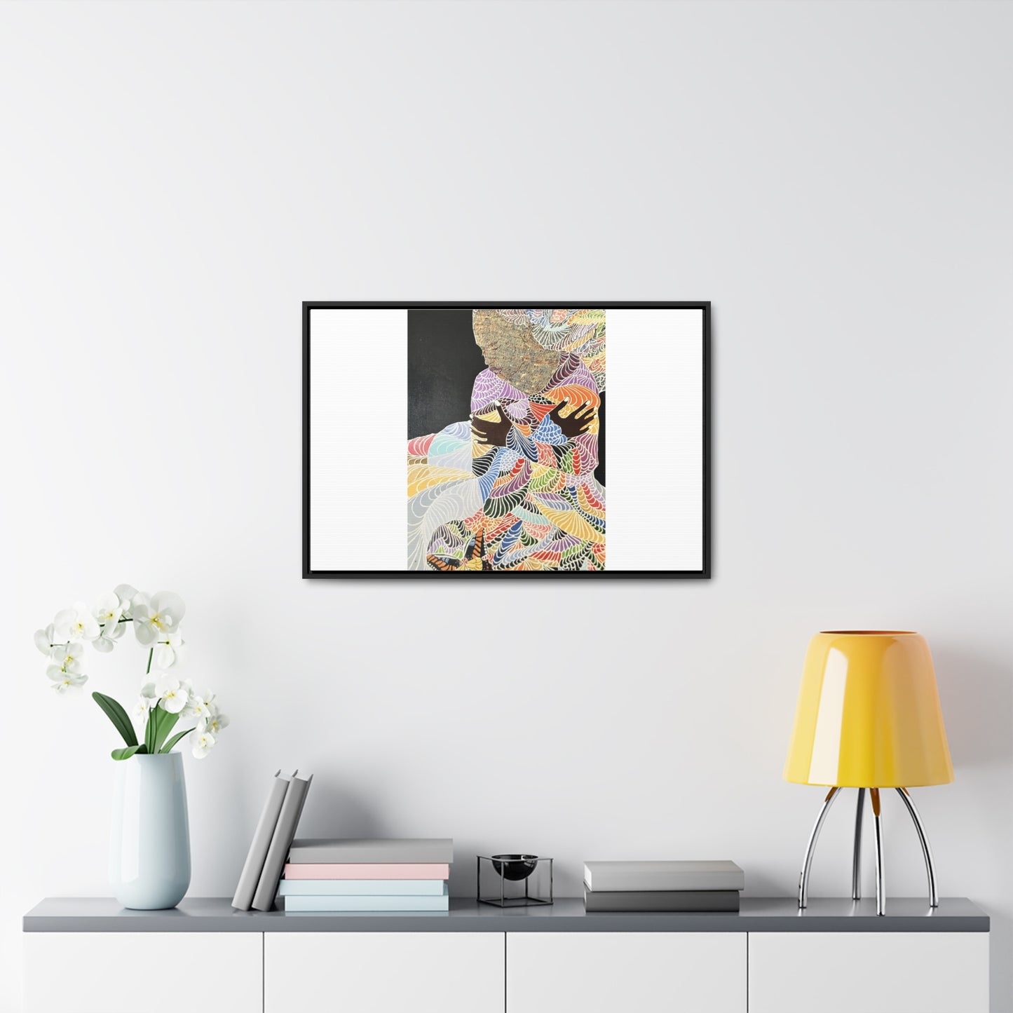 'Loving Every Piece of me' Gallery Canvas Wraps, Horizontal Frame print