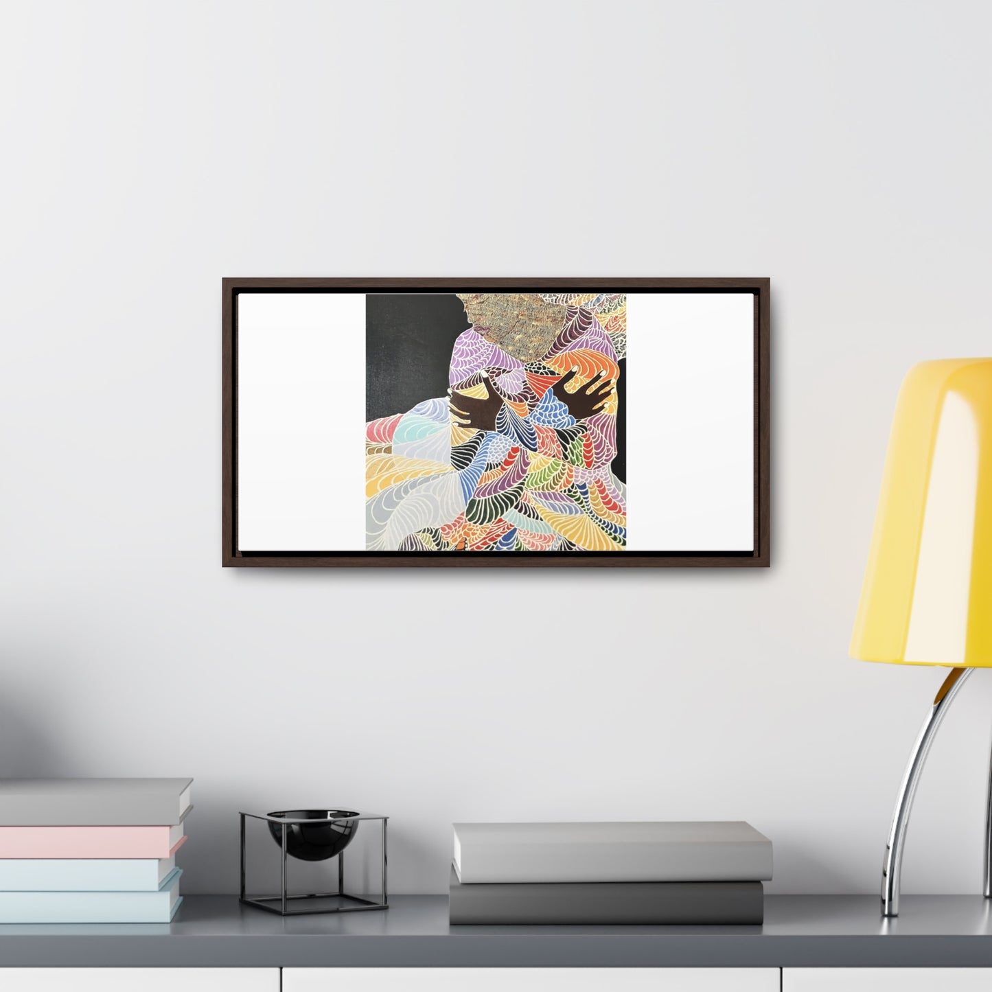 'Loving Every Piece of me' Gallery Canvas Wraps, Horizontal Frame print