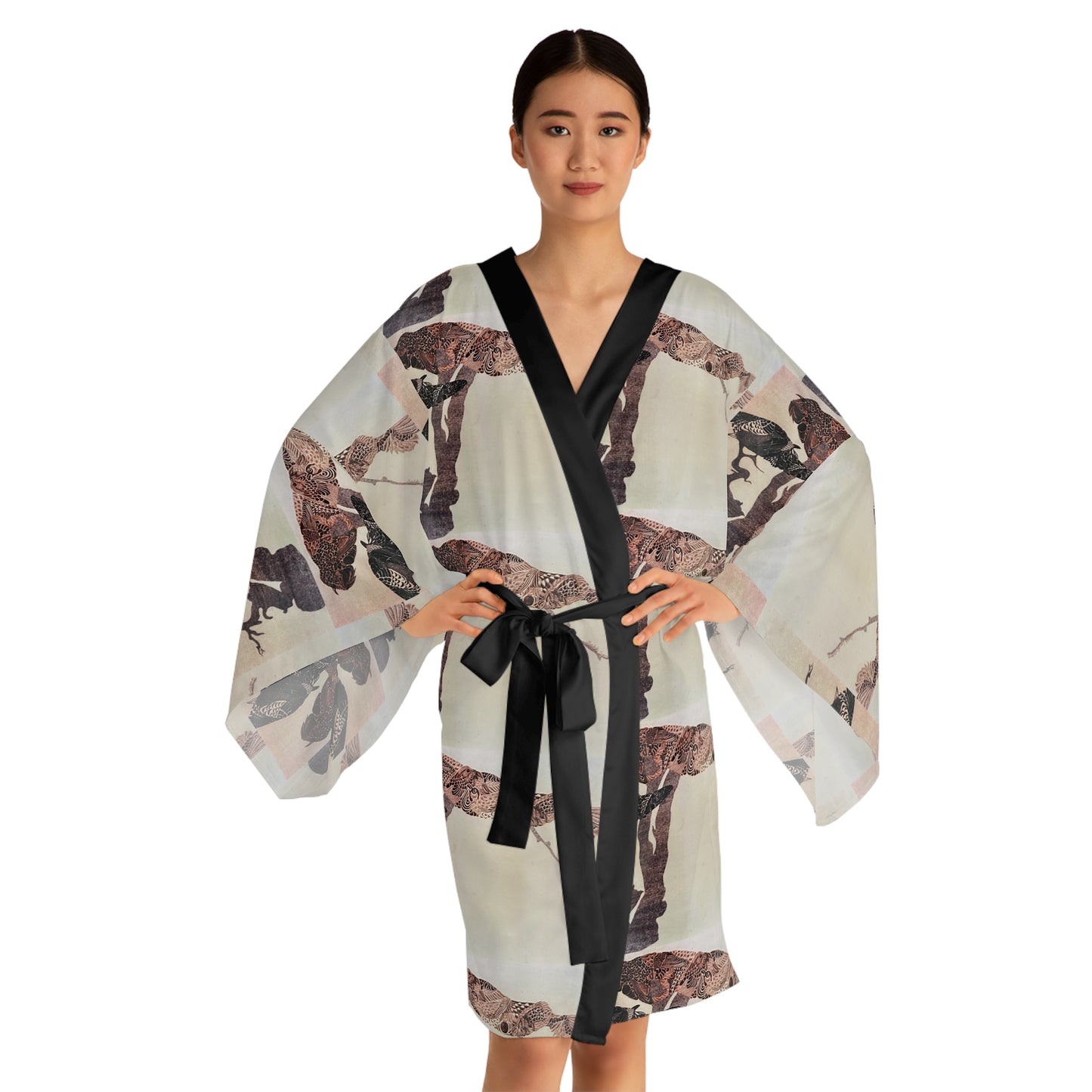 Kimono Robe - Poised and perched