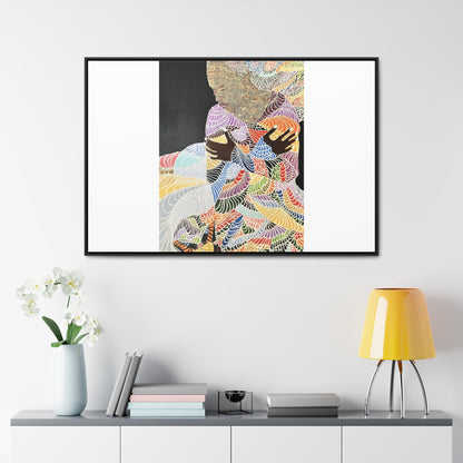 'Loving Every Piece of me' Gallery Canvas Wraps, Horizontal Frame print