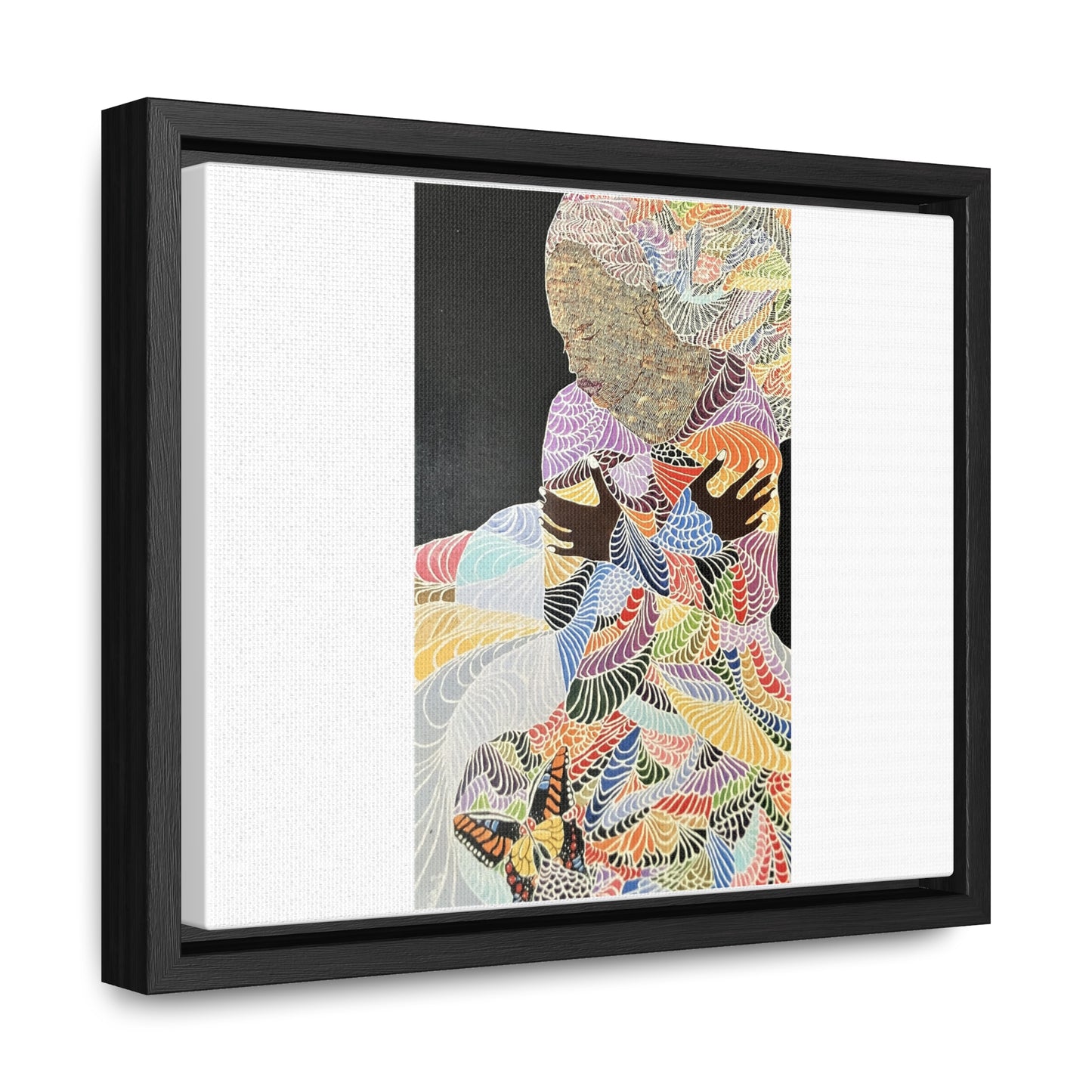 'Loving Every Piece of me' Gallery Canvas Wraps, Horizontal Frame print