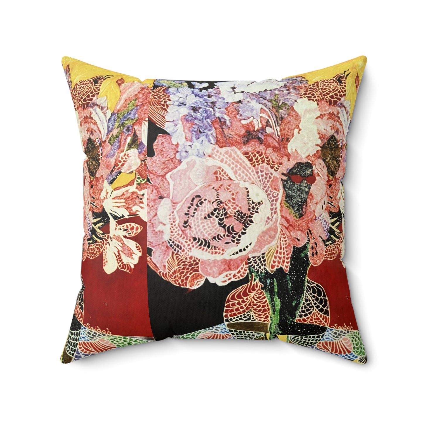 Square Pillow - 'Floral Inspiration'