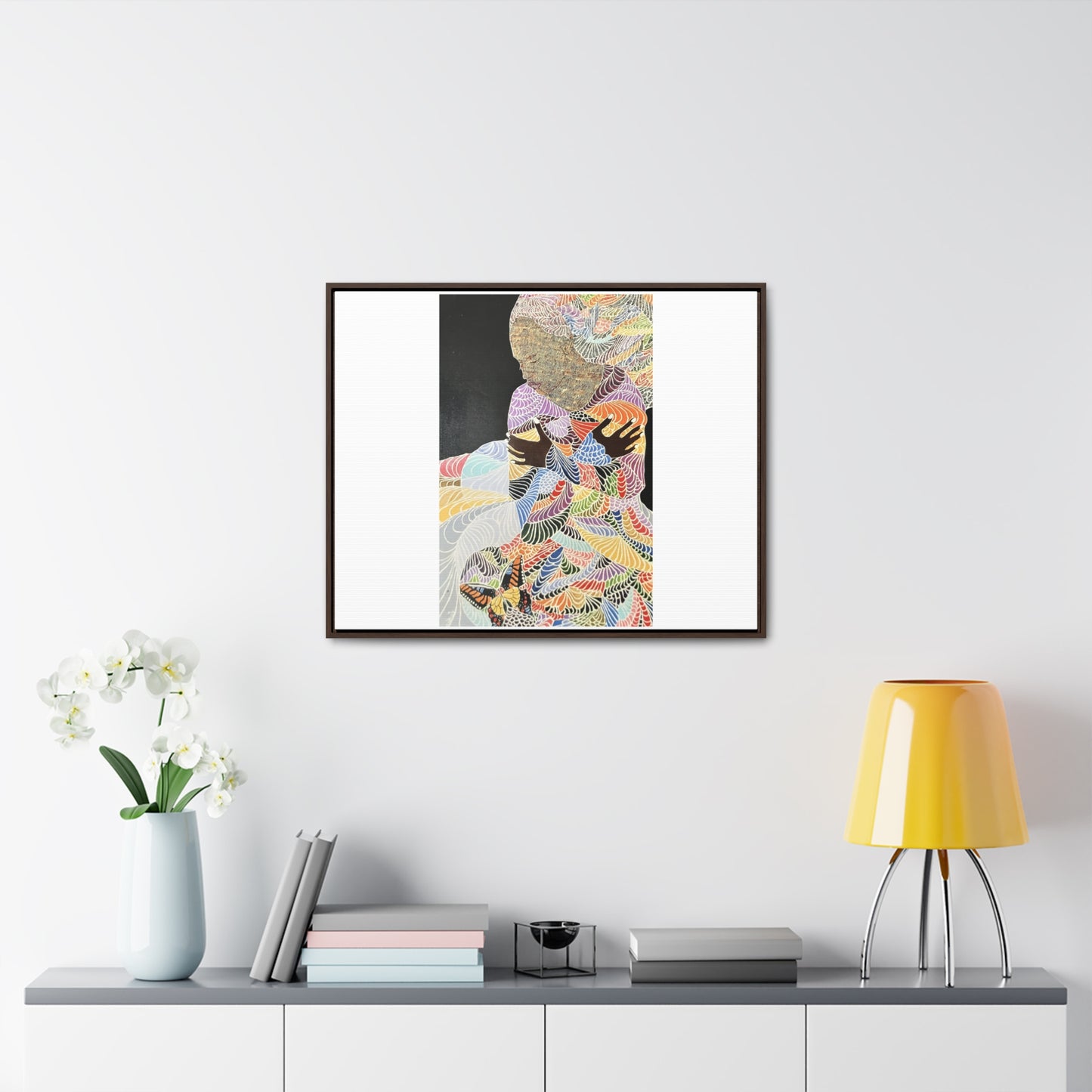 'Loving Every Piece of me' Gallery Canvas Wraps, Horizontal Frame print