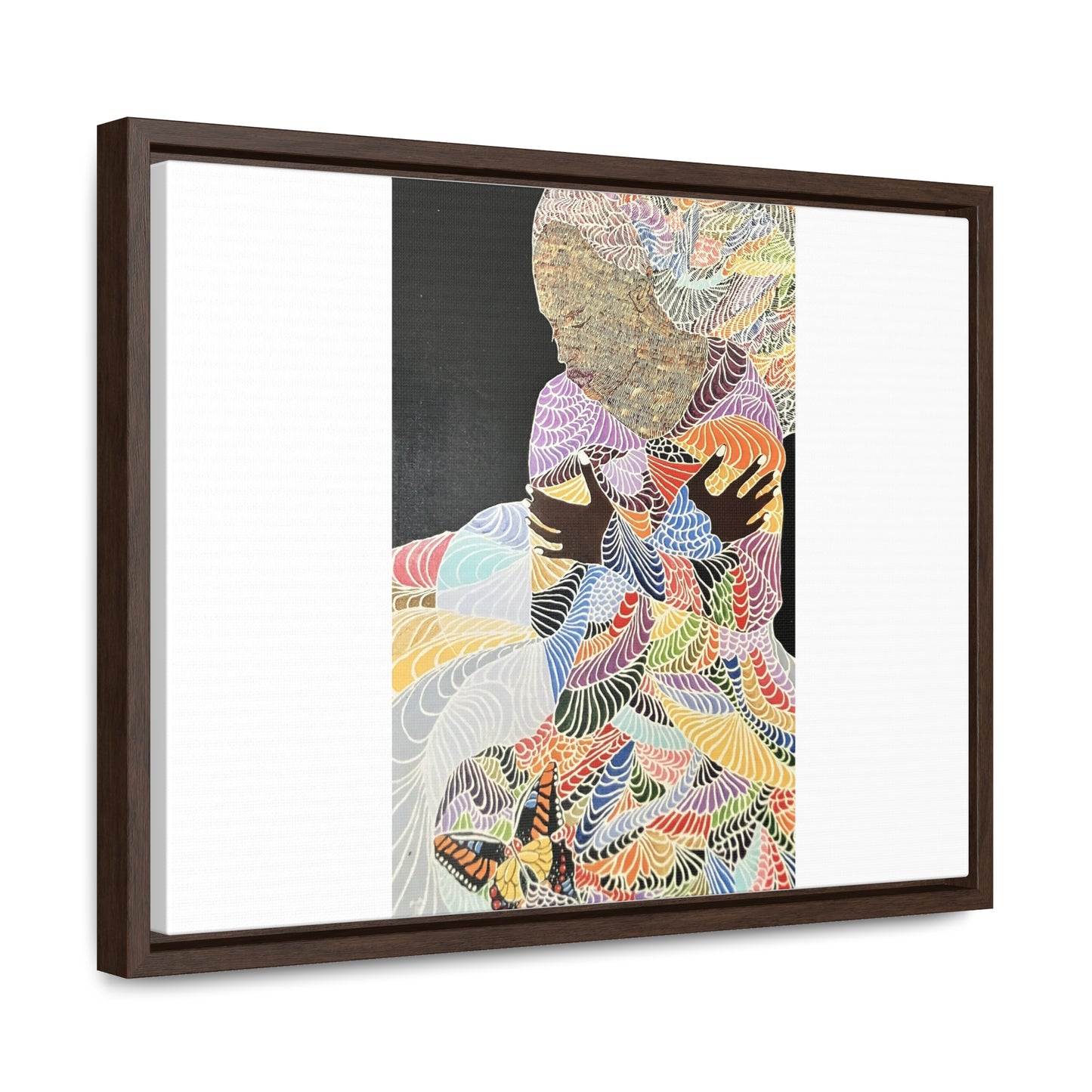 'Loving Every Piece of me' Gallery Canvas Wraps, Horizontal Frame print