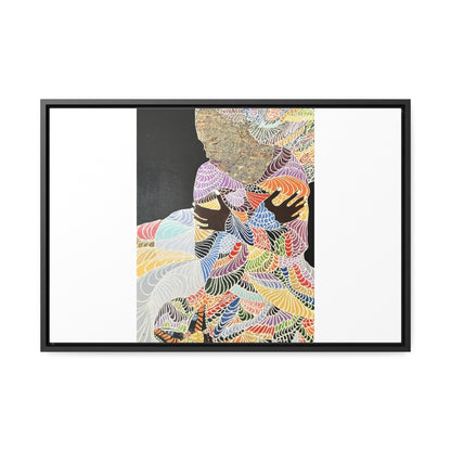 'Loving Every Piece of me' Gallery Canvas Wraps, Horizontal Frame print