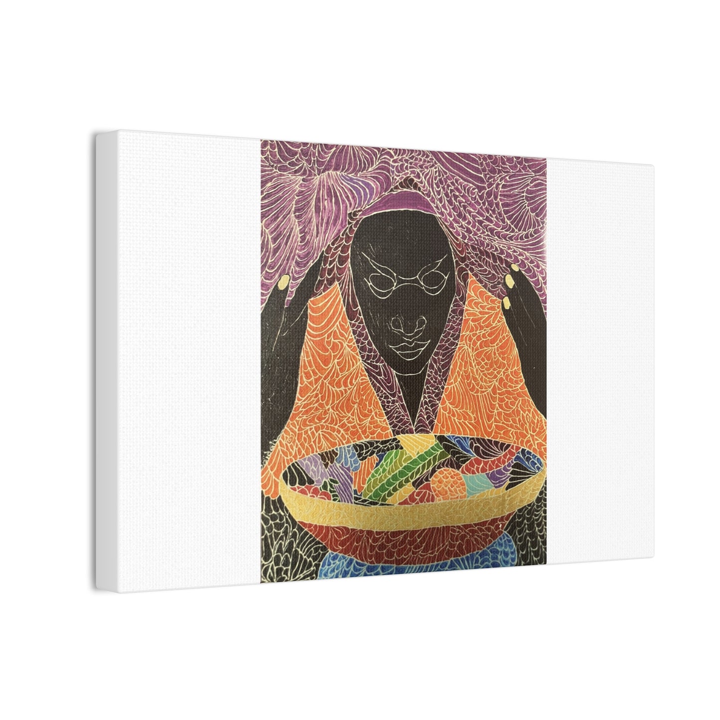 Print Canvas Stretched, 0.75" Print "Blessed Nourishment"