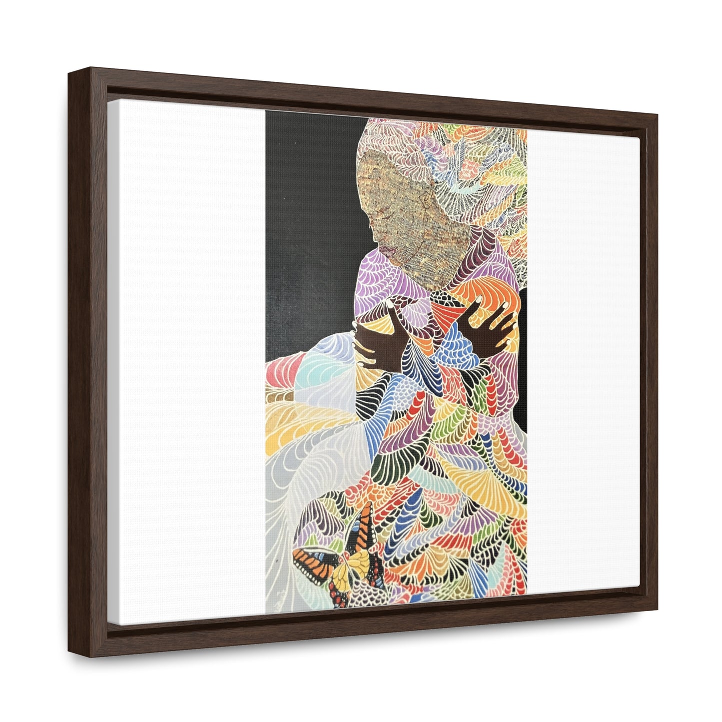 'Loving Every Piece of me' Gallery Canvas Wraps, Horizontal Frame print