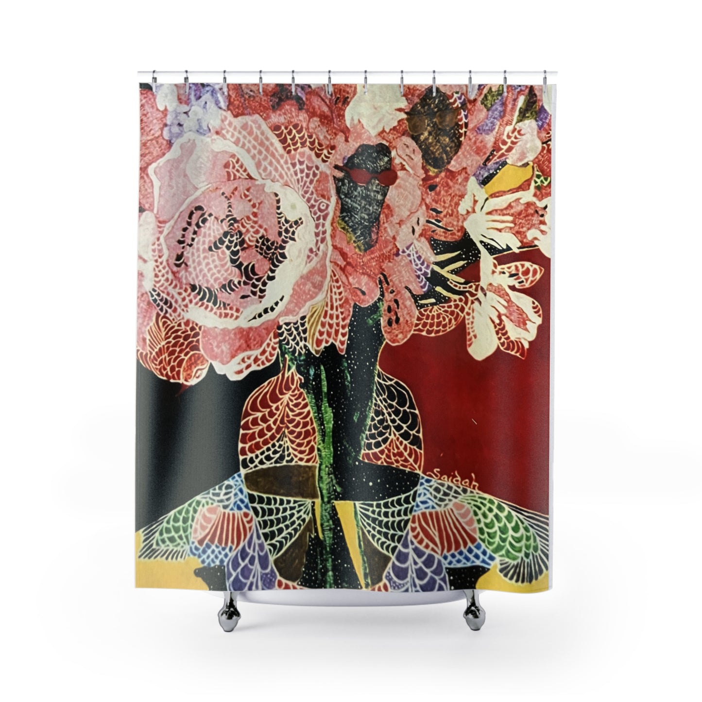 'Floral Inspiration' Shower Curtain