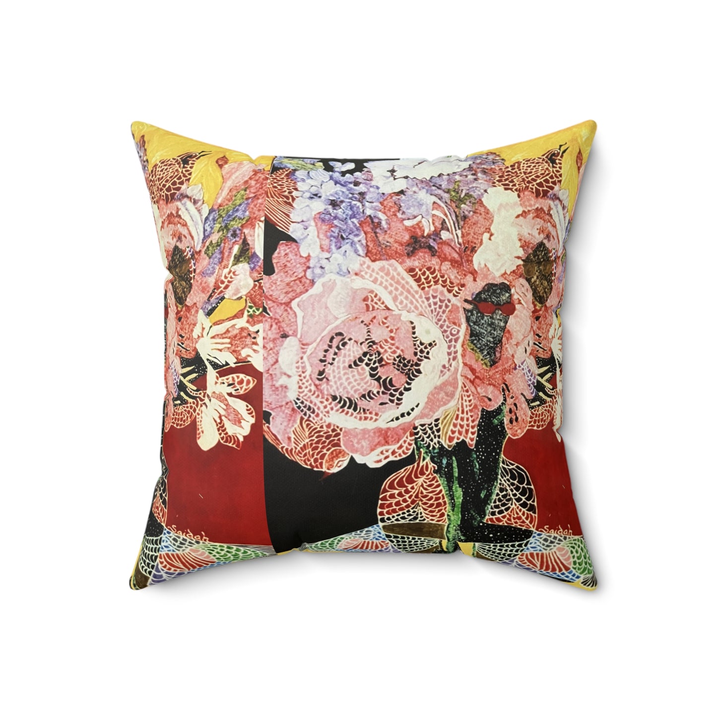 Square Pillow - 'Floral Inspiration'