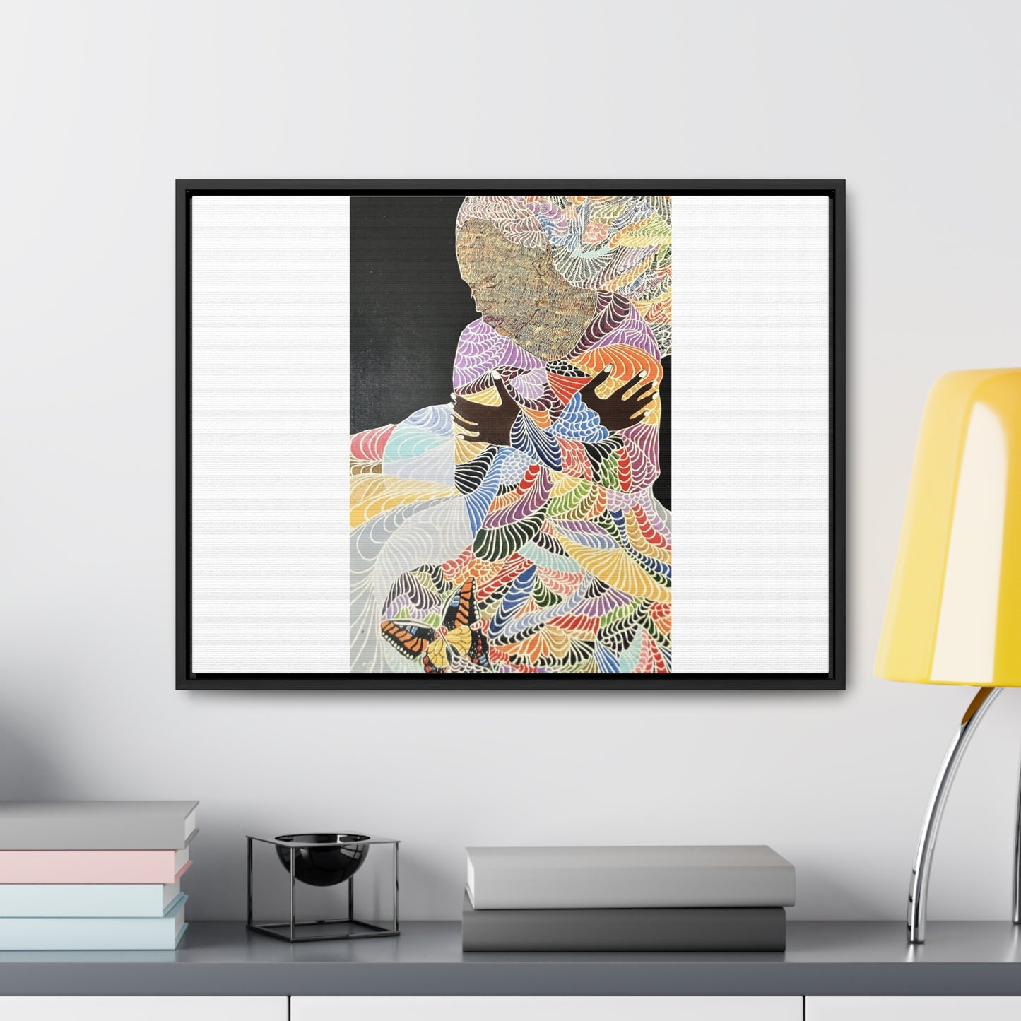 'Loving Every Piece of me' Gallery Canvas Wraps, Horizontal Frame print