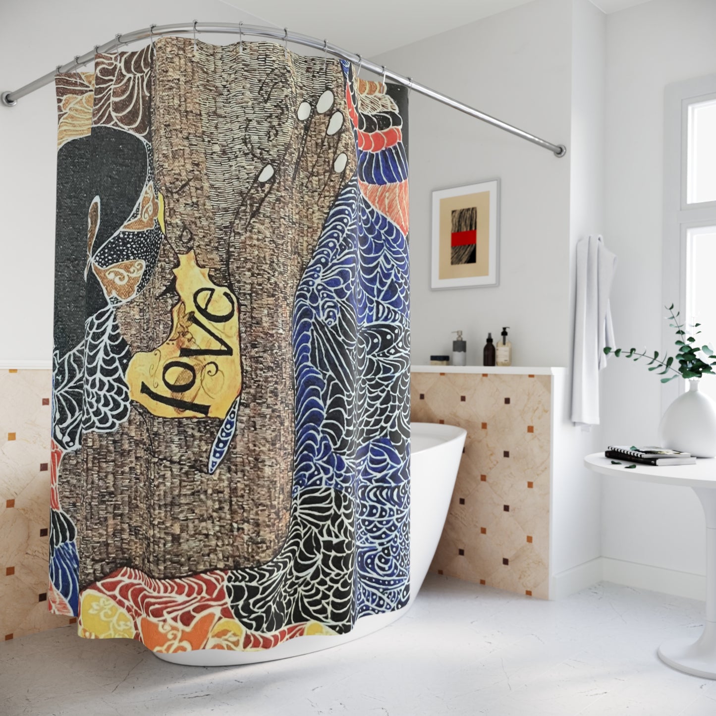 Shower Curtain 'The Art of Love'