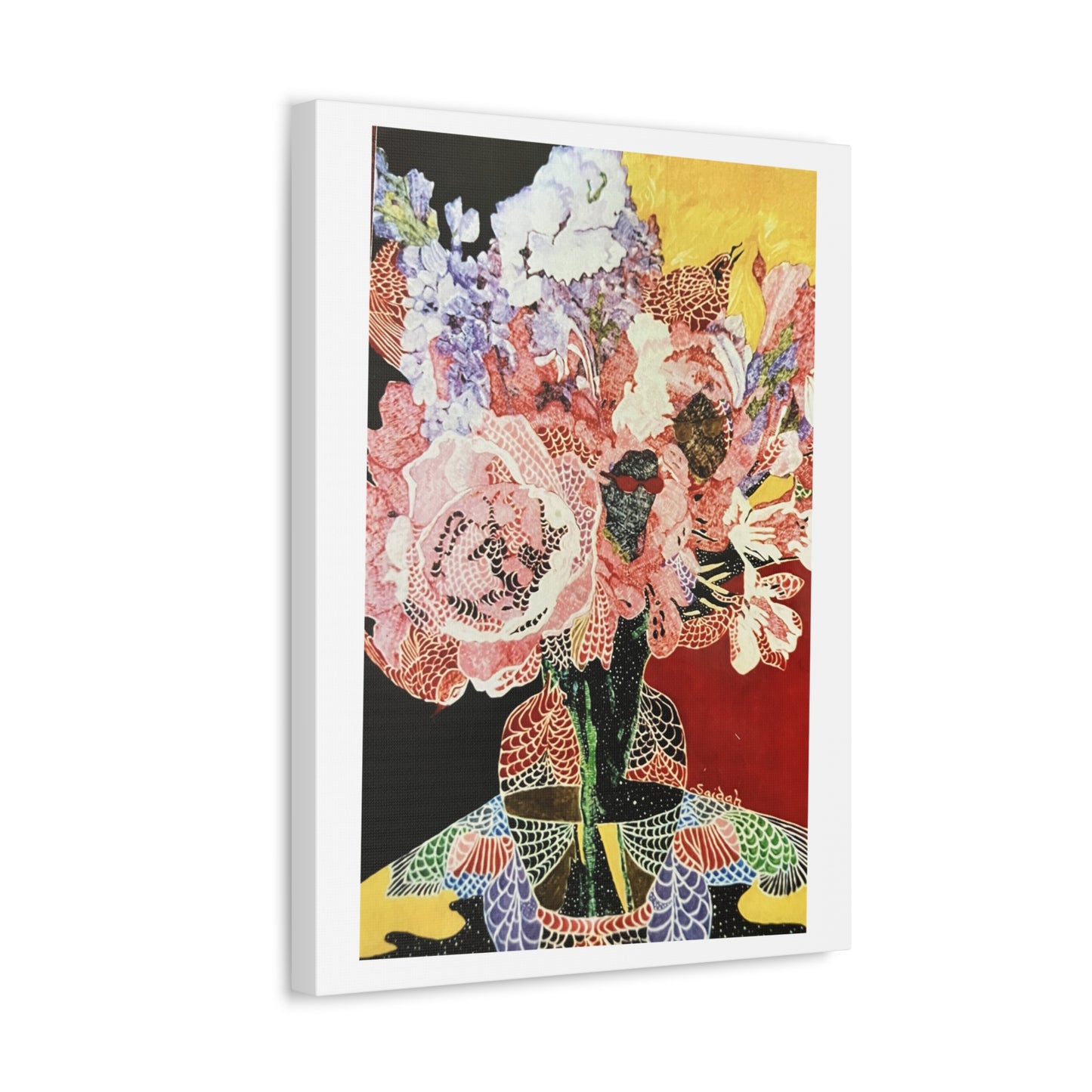 Print-Floral Inspiration Stretched Canvas