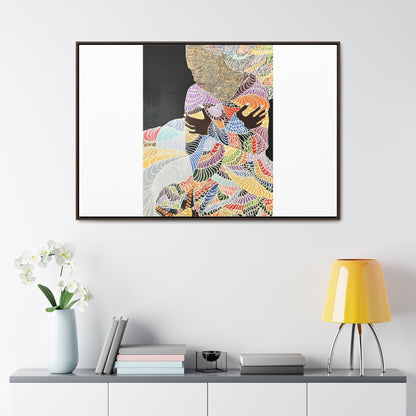 'Loving Every Piece of me' Gallery Canvas Wraps, Horizontal Frame print