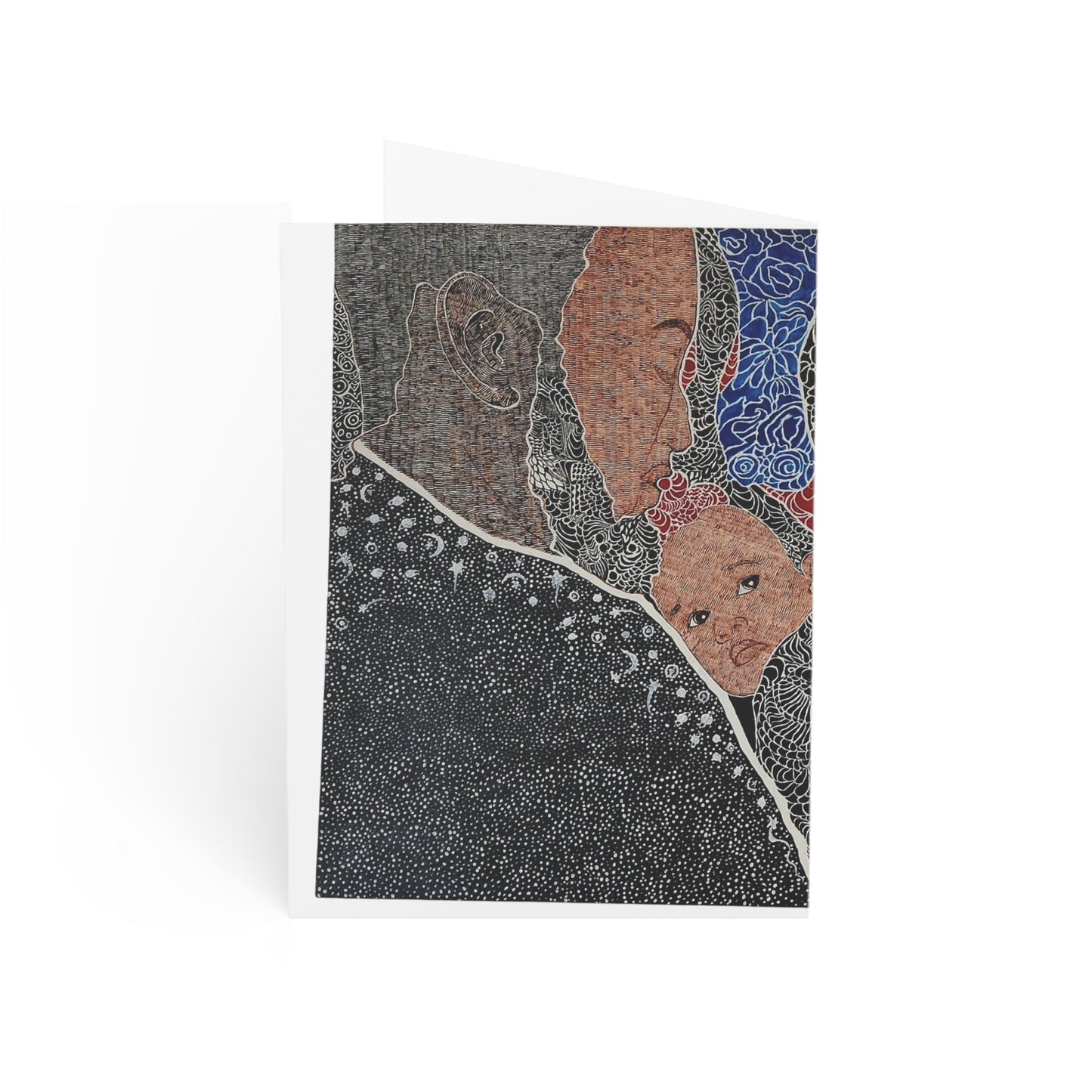 'A king and his Prince', Greeting Cards