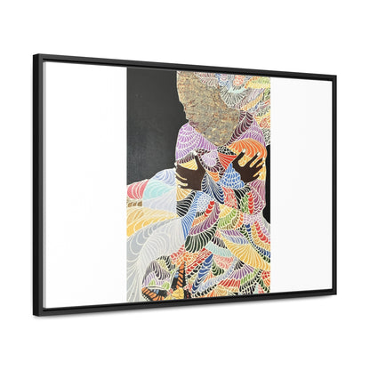 'Loving Every Piece of me' Gallery Canvas Wraps, Horizontal Frame print