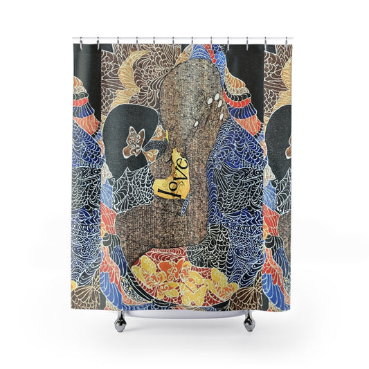 Shower Curtain "The Art of Love"2