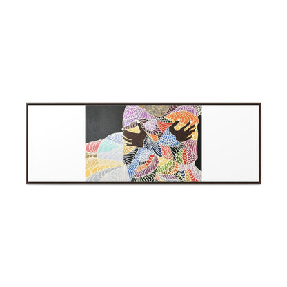 'Loving Every Piece of me' Gallery Canvas Wraps, Horizontal Frame print