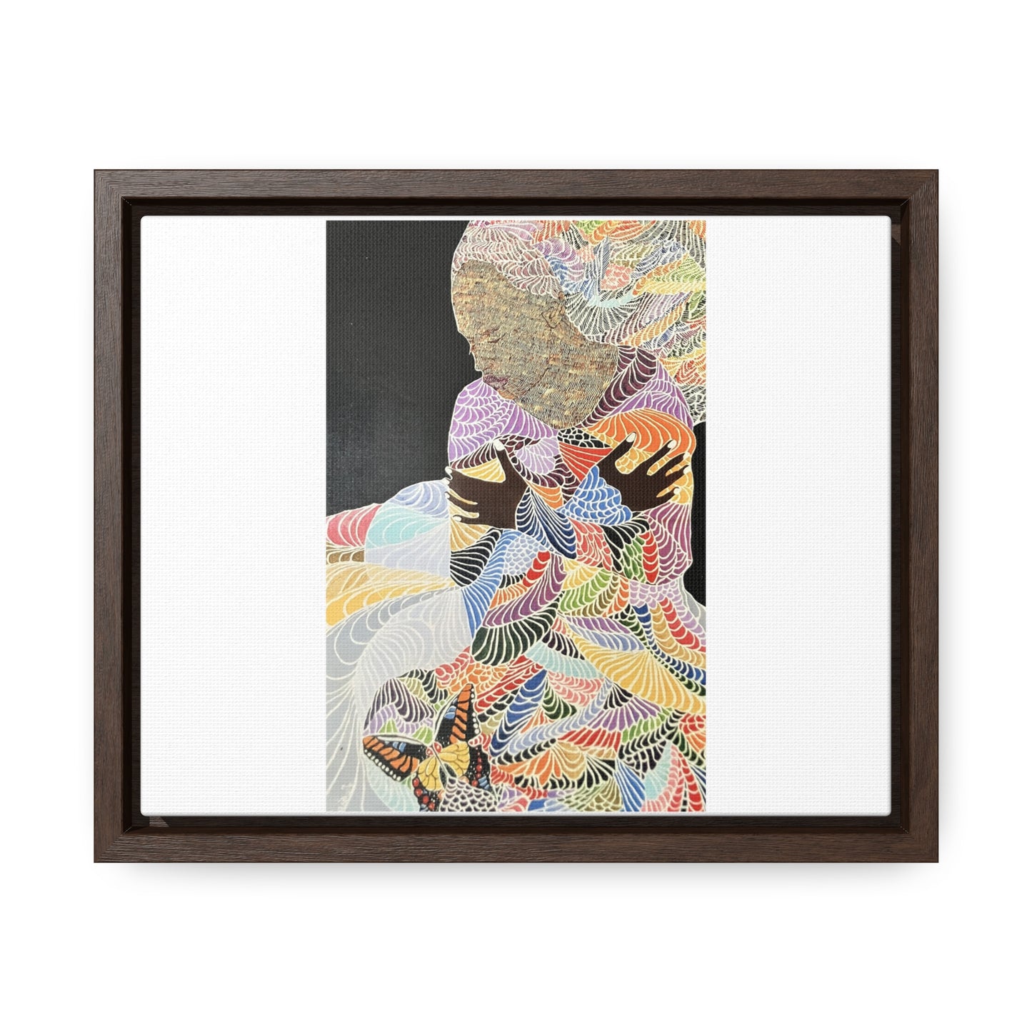 'Loving Every Piece of me' Gallery Canvas Wraps, Horizontal Frame print