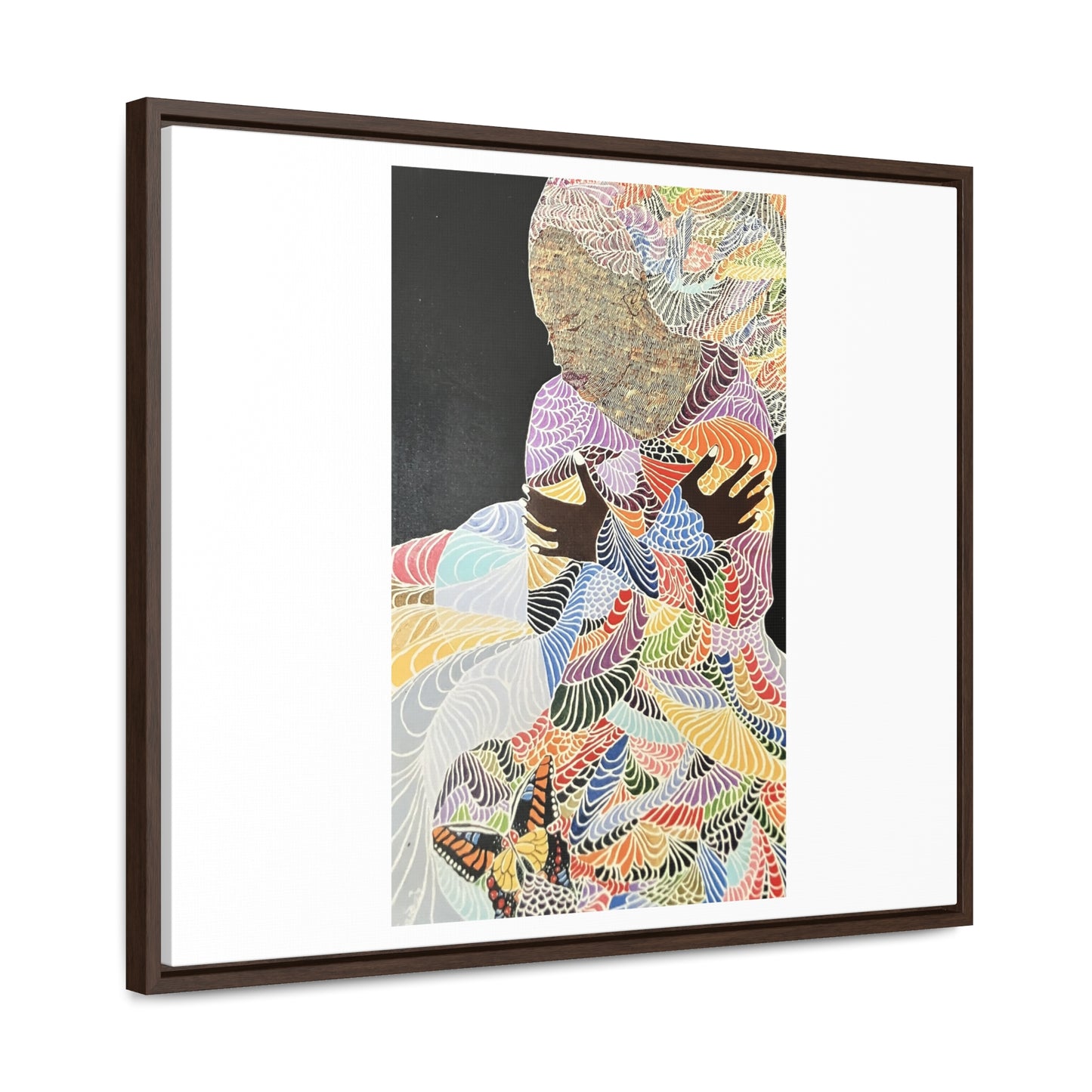 'Loving Every Piece of me' Gallery Canvas Wraps, Horizontal Frame print