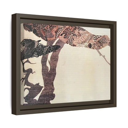 Print - Poised and Perched Canvas Art Frame