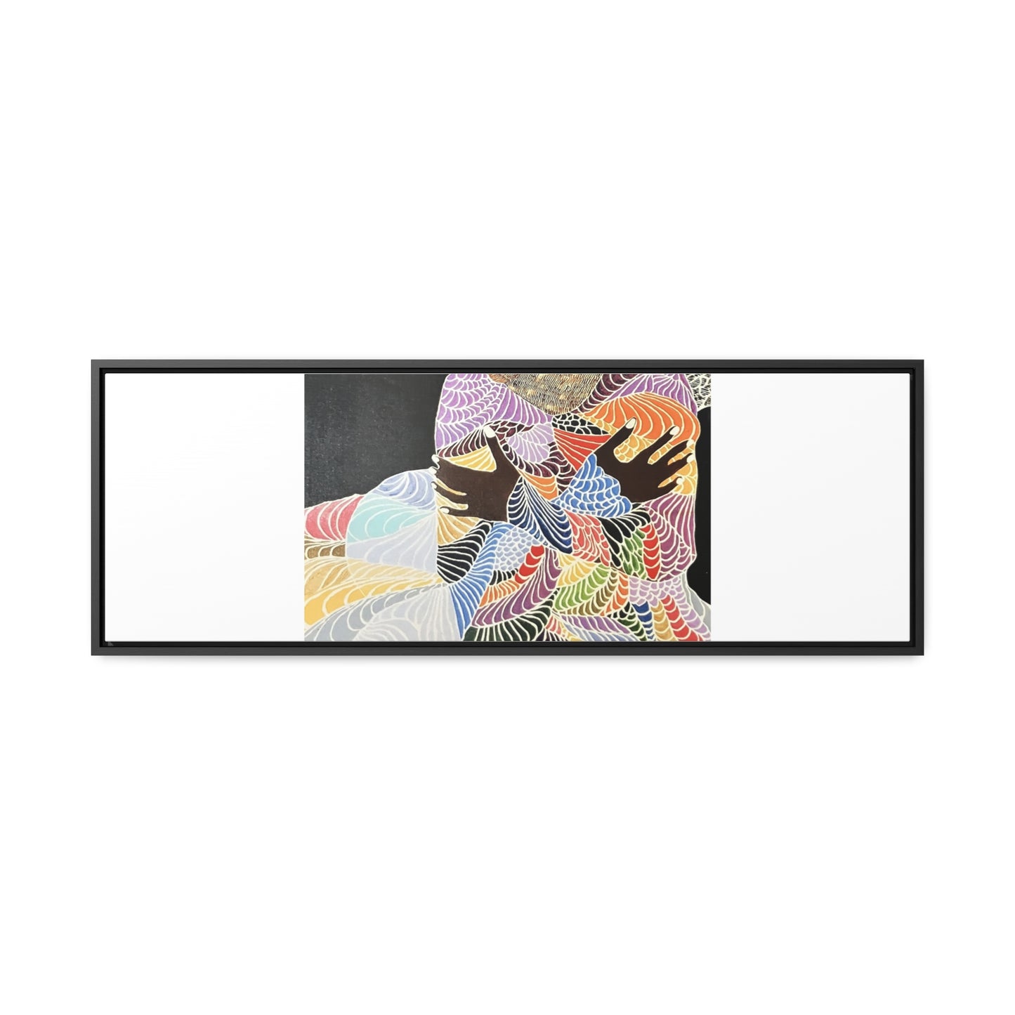 'Loving Every Piece of me' Gallery Canvas Wraps, Horizontal Frame print