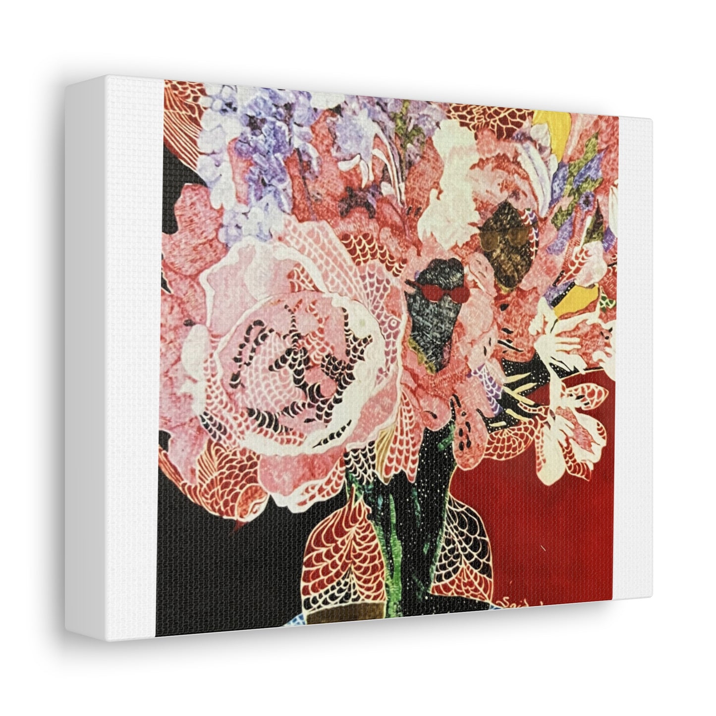 Print-Floral Inspiration Stretched Canvas