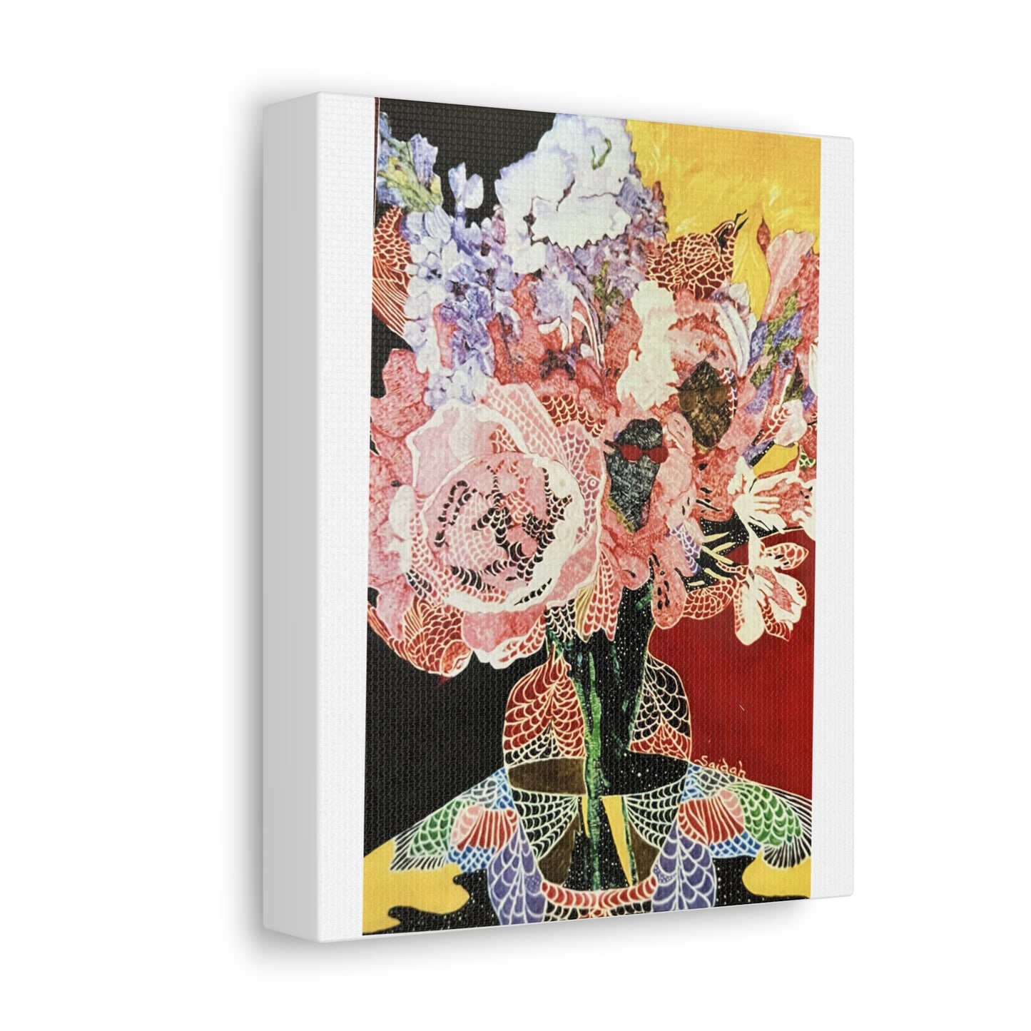 Print-Floral Inspiration Stretched Canvas