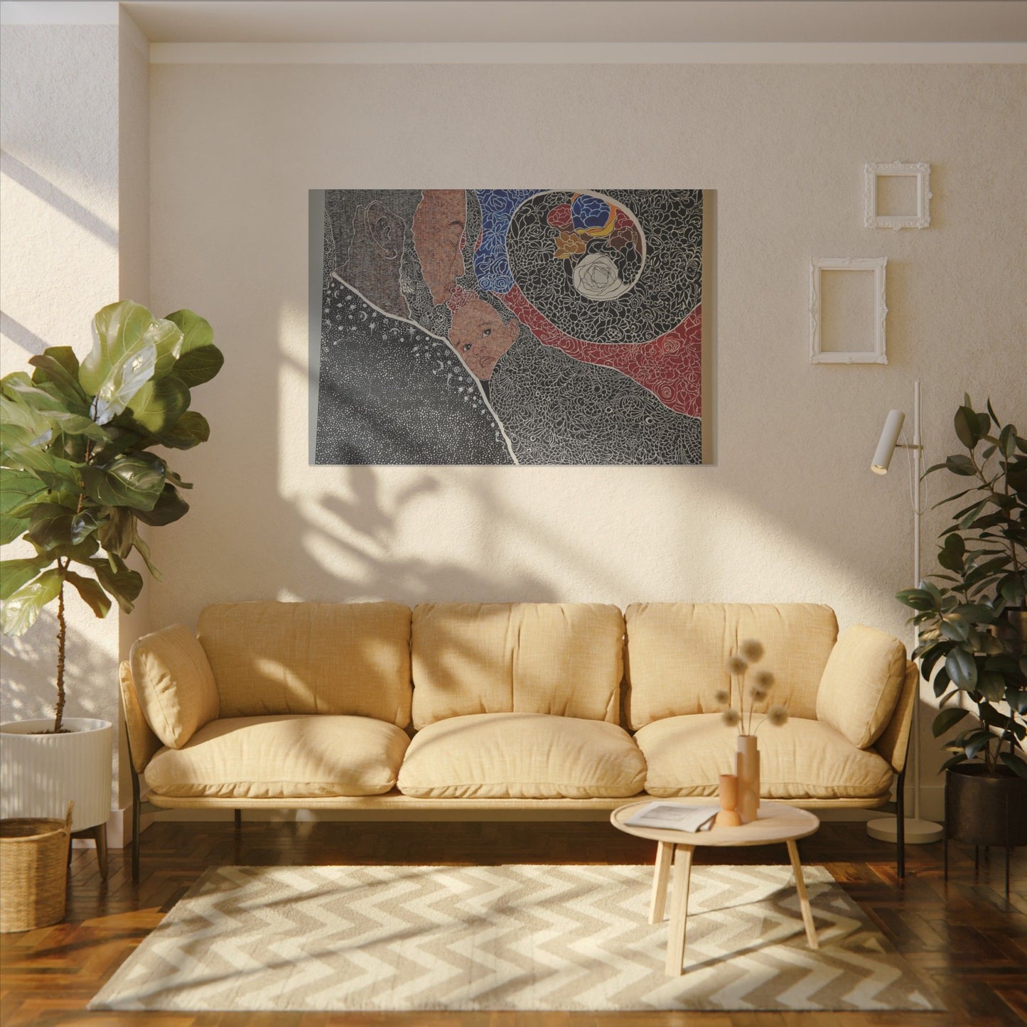 Giclée Print Canvas, ' A king and his Prince'