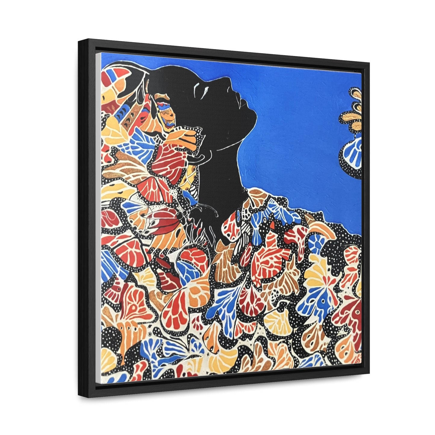 '"Metamorphosis of Black Butterfly' Framed Print