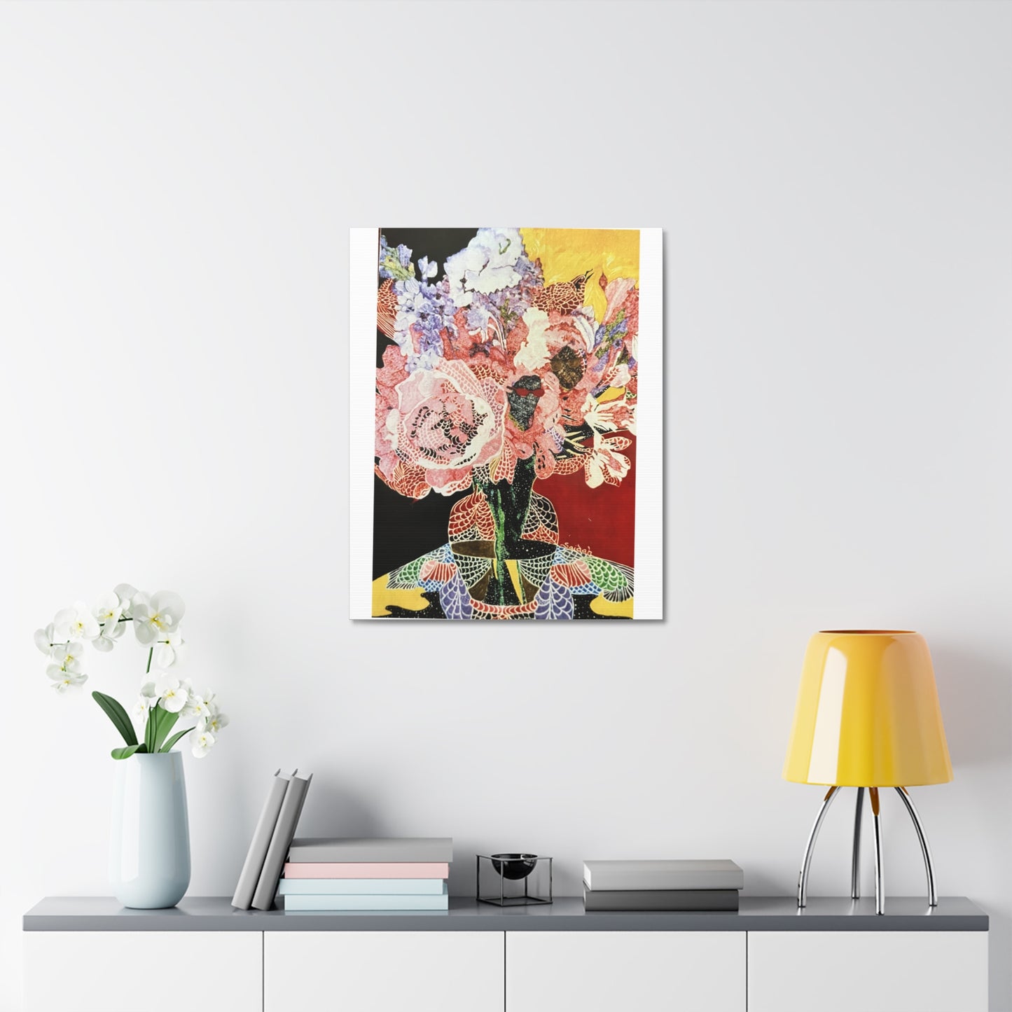 Print-Floral Inspiration Stretched Canvas