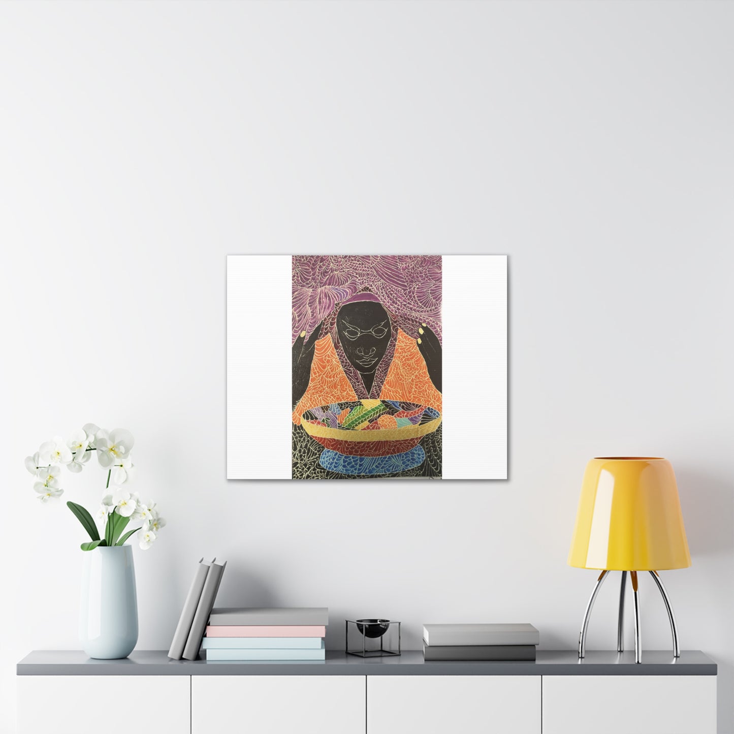 Print Canvas Stretched, 0.75" Print "Blessed Nourishment"