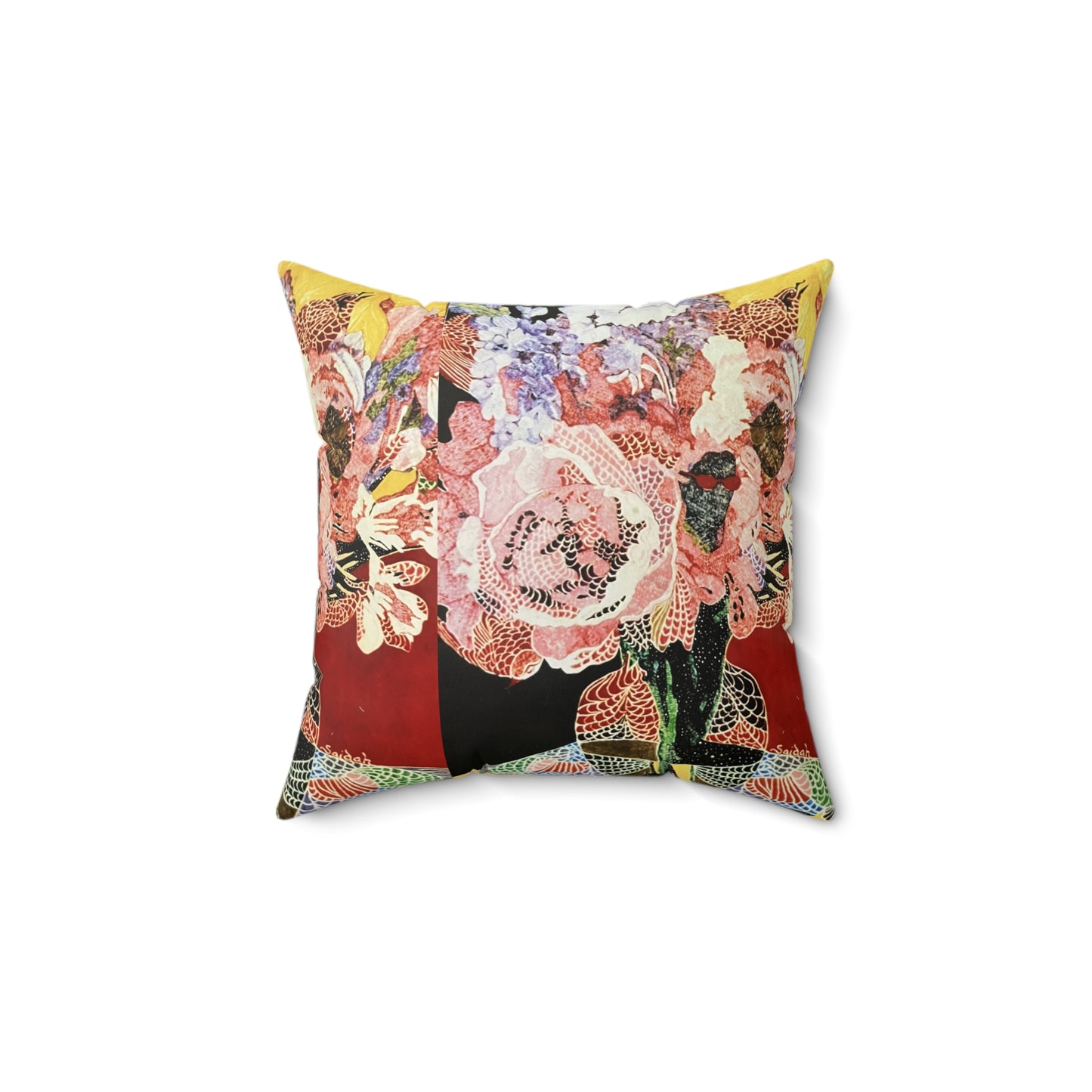 Square Pillow - 'Floral Inspiration'