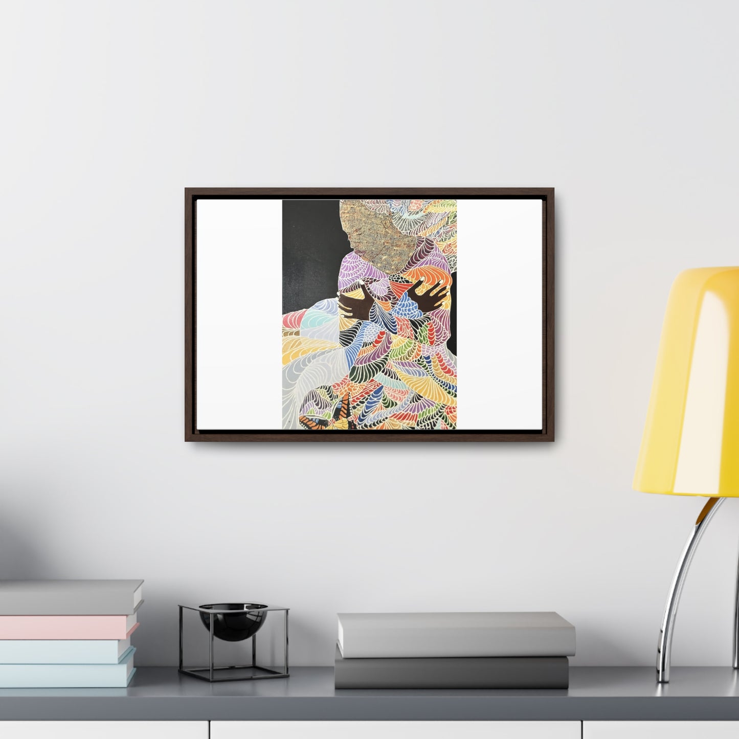 'Loving Every Piece of me' Gallery Canvas Wraps, Horizontal Frame print