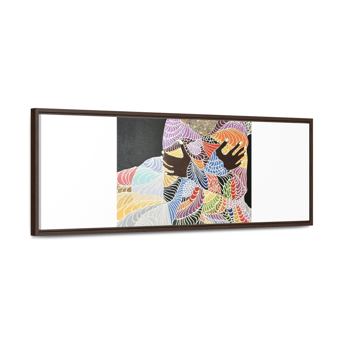 'Loving Every Piece of me' Gallery Canvas Wraps, Horizontal Frame print