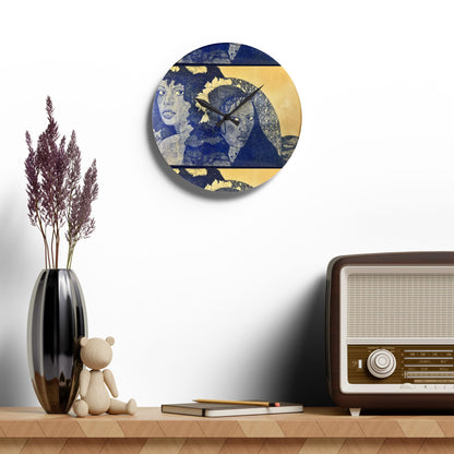 Sister Twister-Acrylic Wall Clock