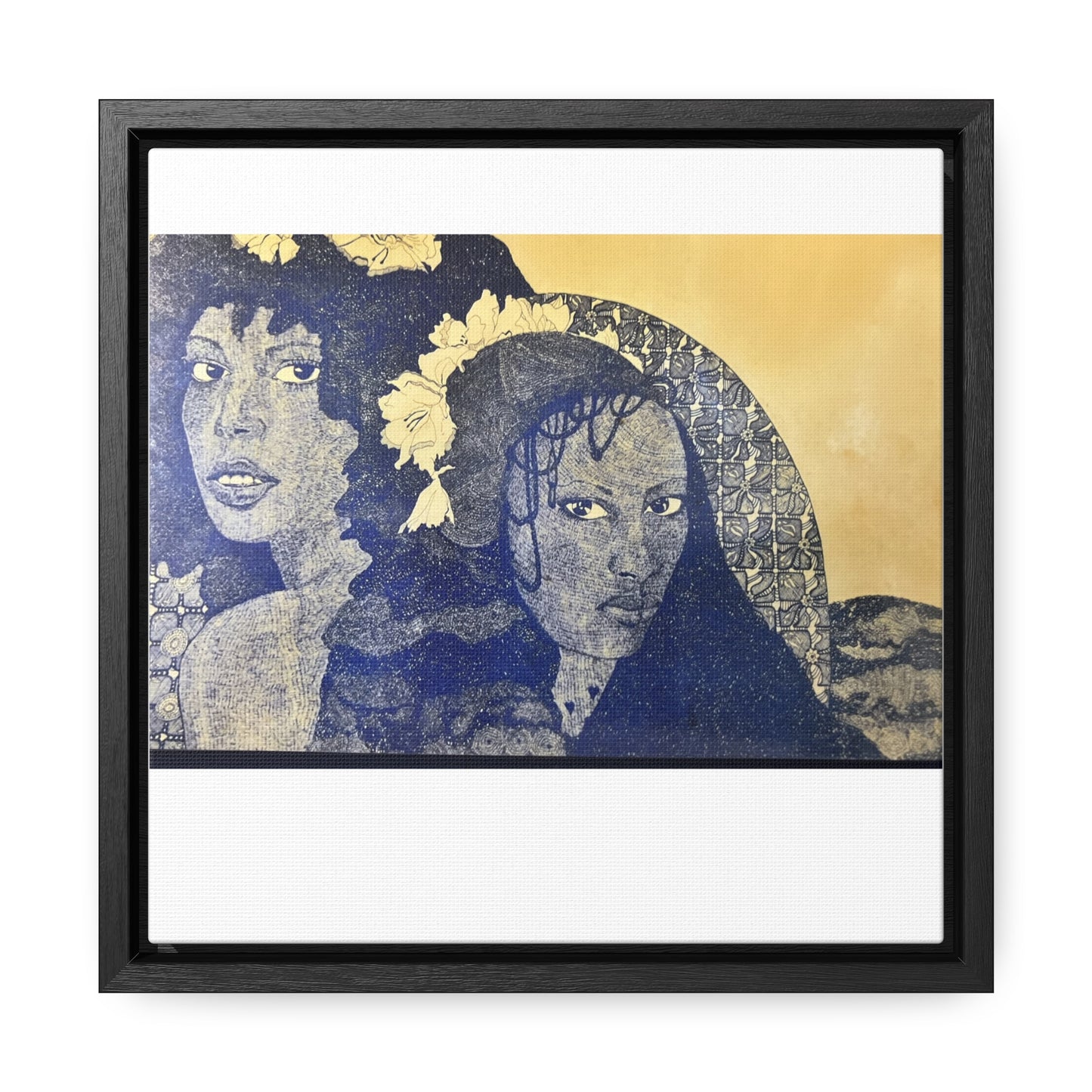 'Sister Twister' Framed Print