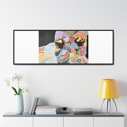 'Loving Every Piece of me' Gallery Canvas Wraps, Horizontal Frame print