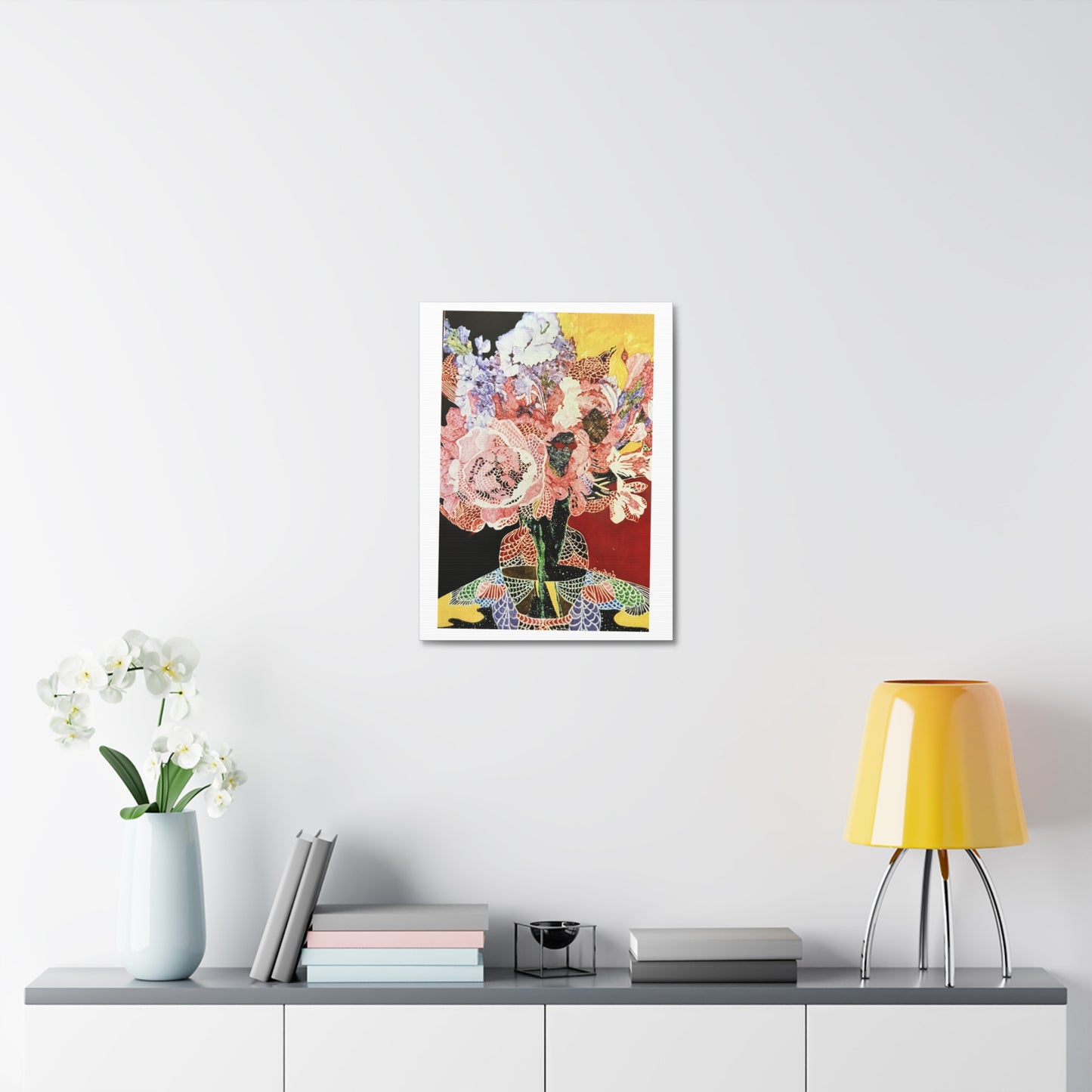 Print-Floral Inspiration Stretched Canvas