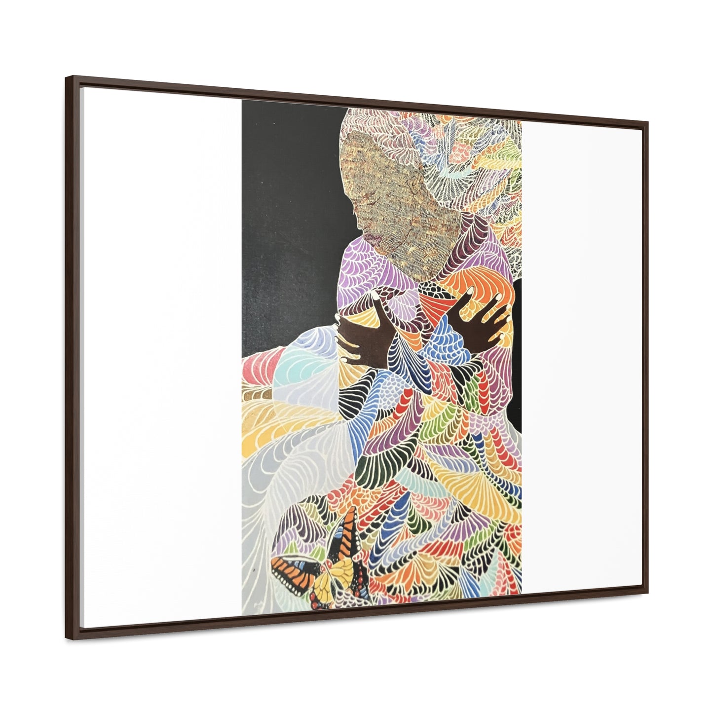 'Loving Every Piece of me' Gallery Canvas Wraps, Horizontal Frame print