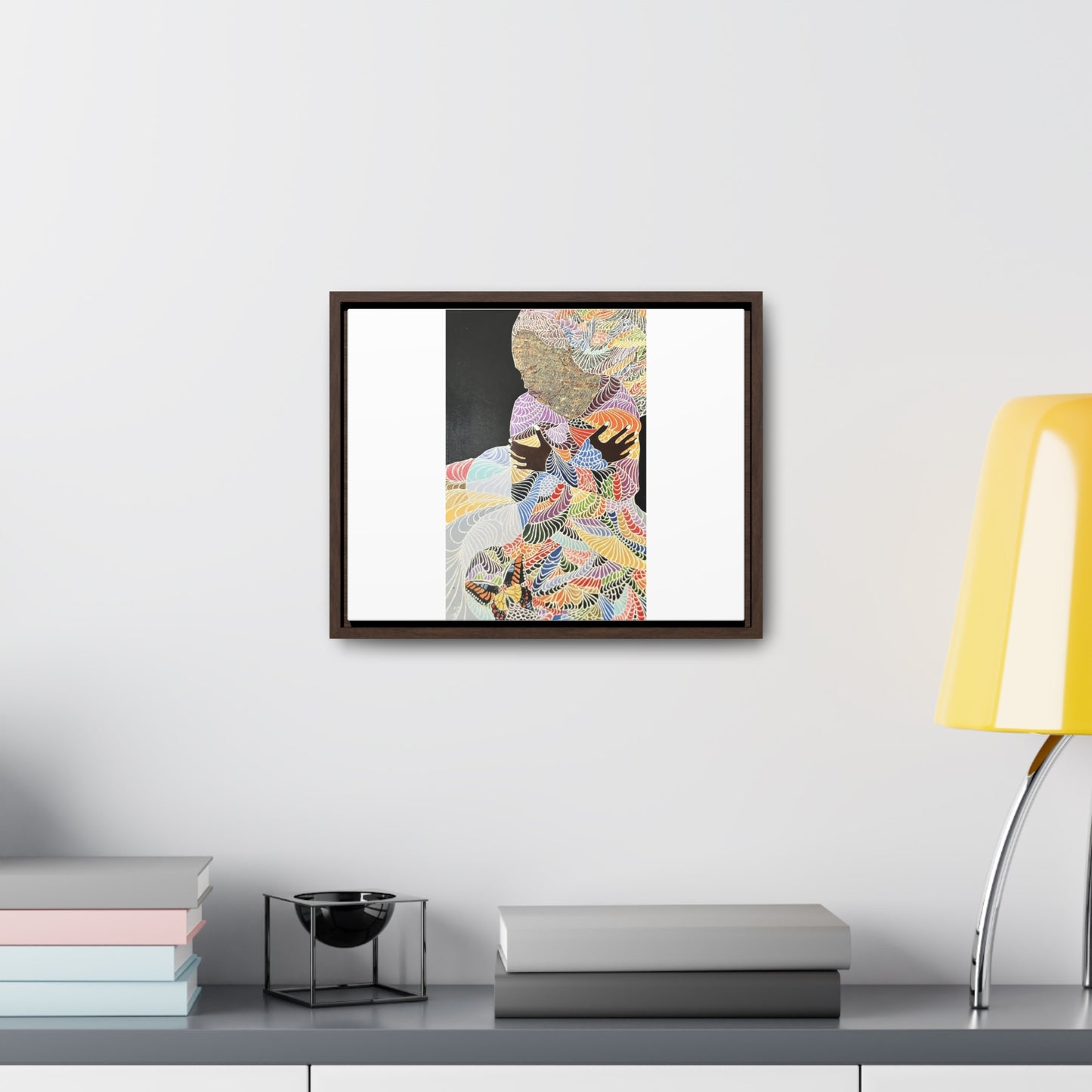 'Loving Every Piece of me' Gallery Canvas Wraps, Horizontal Frame print