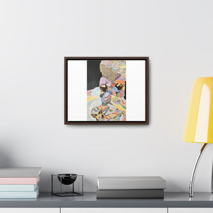 'Loving Every Piece of me' Gallery Canvas Wraps, Horizontal Frame print