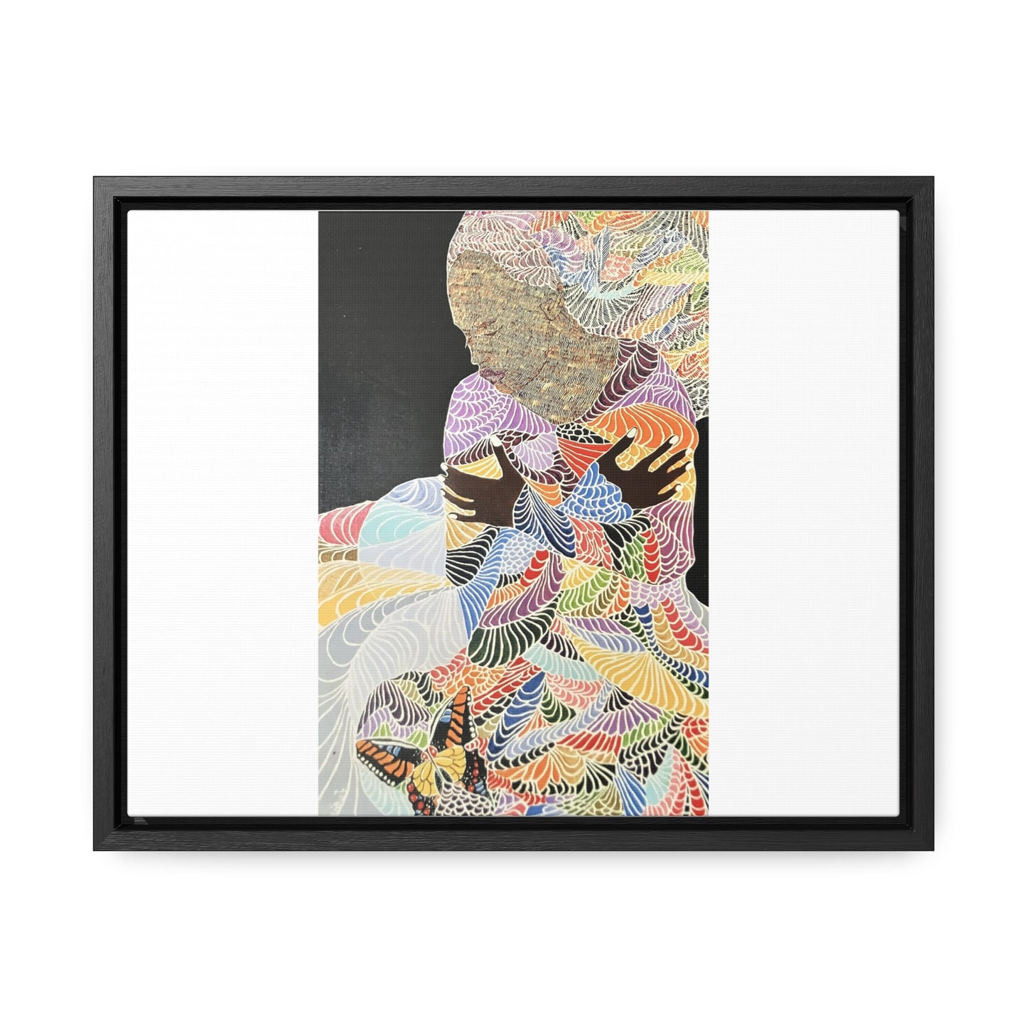 'Loving Every Piece of me' Gallery Canvas Wraps, Horizontal Frame print