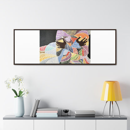 'Loving Every Piece of me' Gallery Canvas Wraps, Horizontal Frame print