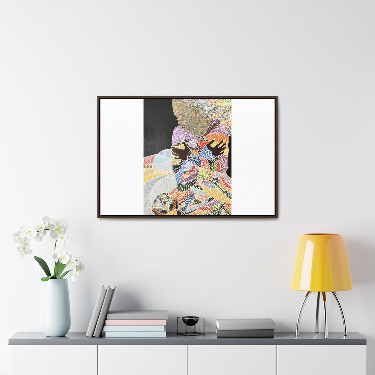 'Loving Every Piece of me' Gallery Canvas Wraps, Horizontal Frame print