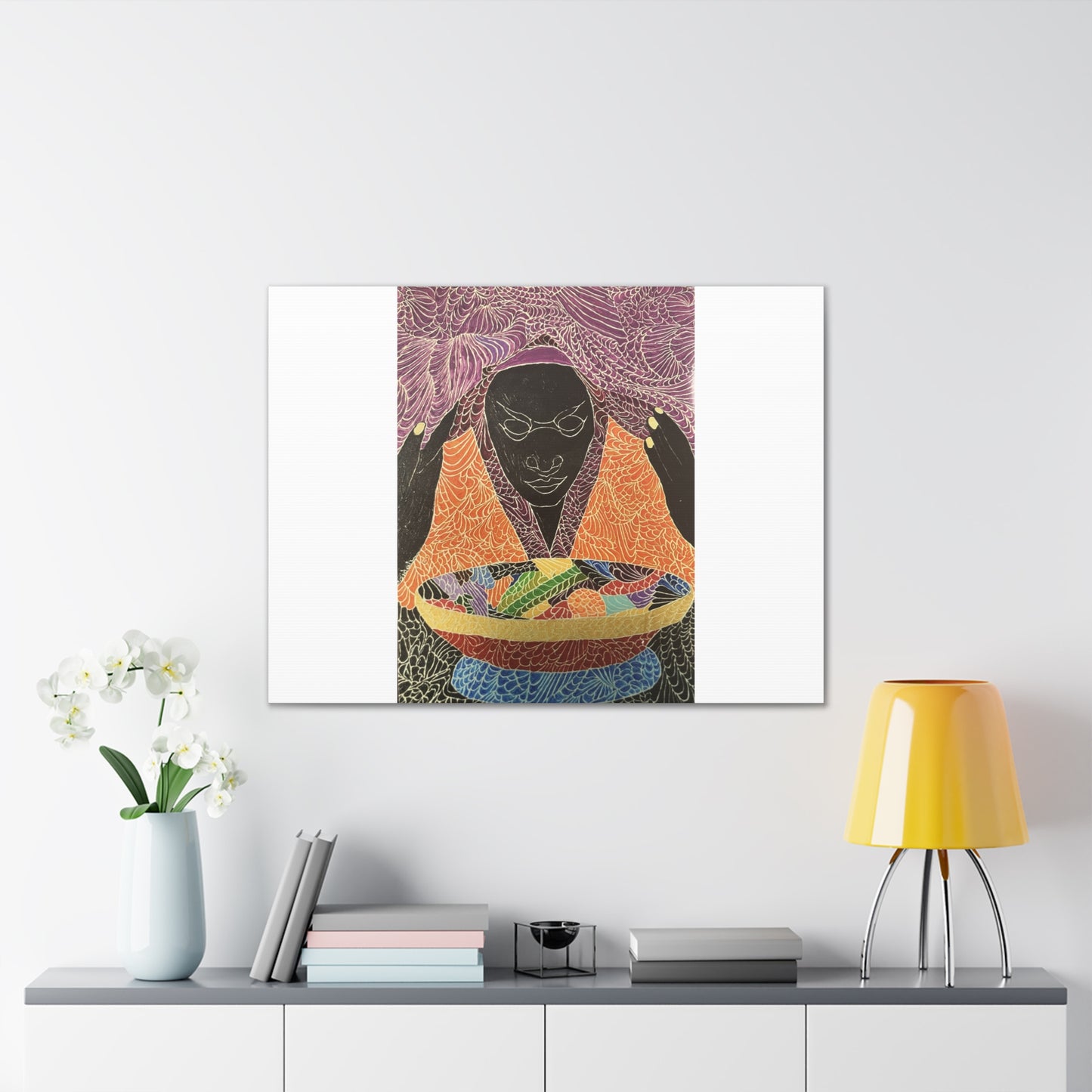 Print Canvas Stretched, 0.75" Print "Blessed Nourishment"