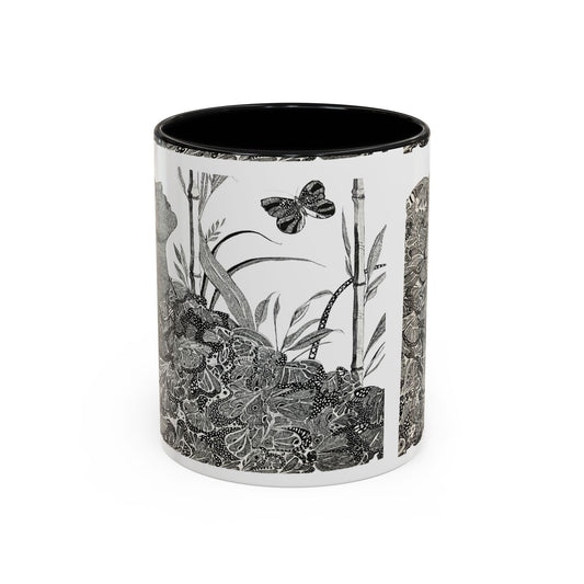 "Black Butterfly "Accent Coffee Mug (11, 15oz)