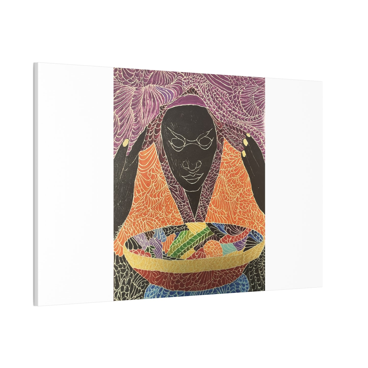 Print Canvas Stretched, 0.75" Print "Blessed Nourishment"