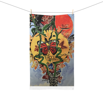 Every day is Beautiful Hand Towel - Customize with Your Favorite Art Peace Design