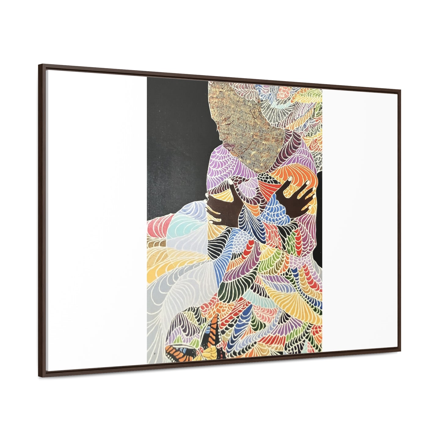 'Loving Every Piece of me' Gallery Canvas Wraps, Horizontal Frame print