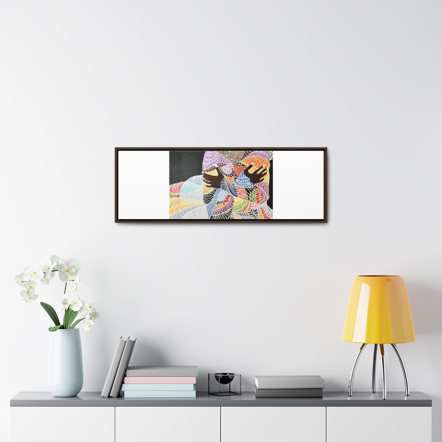 'Loving Every Piece of me' Gallery Canvas Wraps, Horizontal Frame print